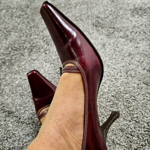 Elegant Wine Colored Heels